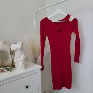 DYNAMITE Cut-out Dress